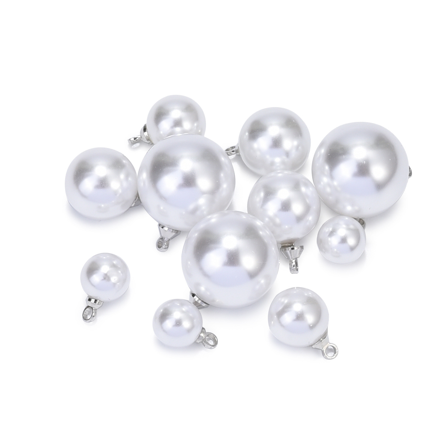 Silver hat highlights (pure white) 6mm