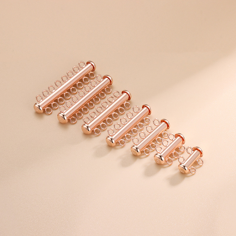 rose gold color plated 2-strand 16mm