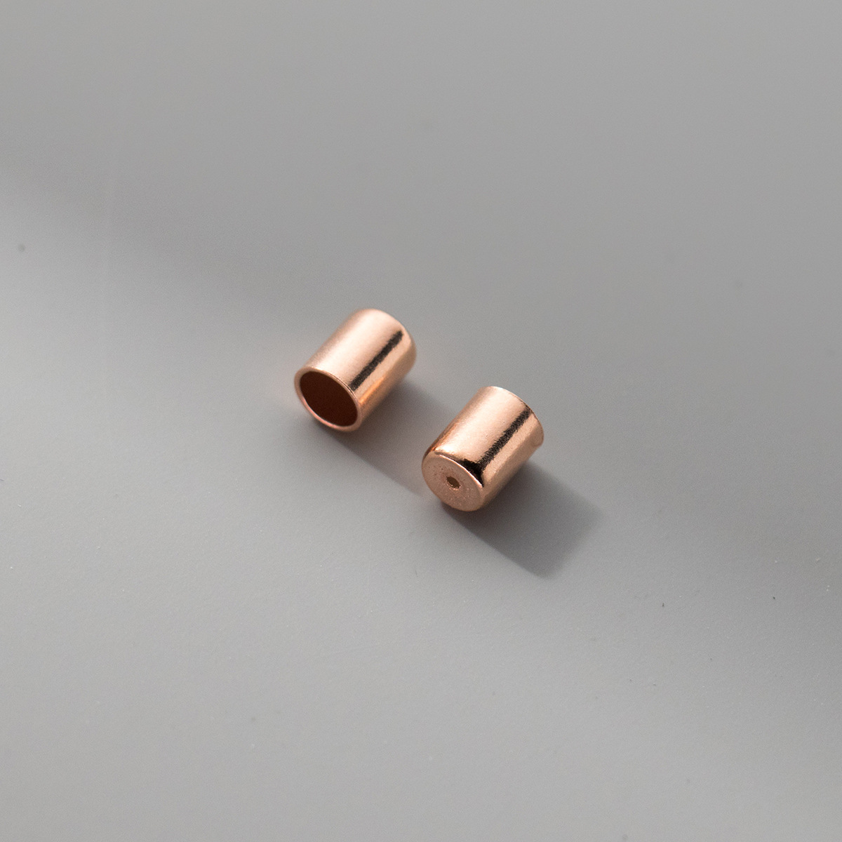 rose gold color plated 2.5x4mm