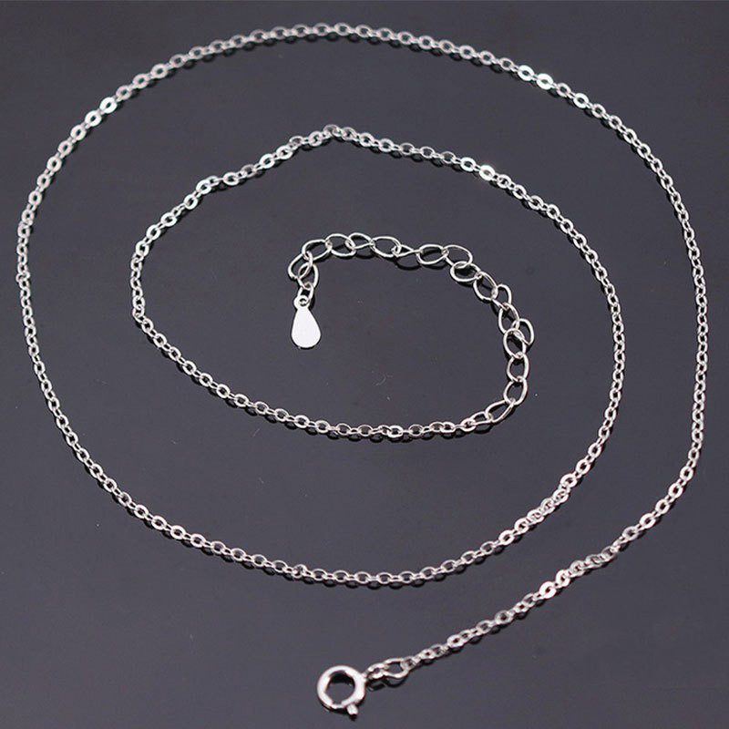 E necklace chain 16.5inch with 1.2inch extender ch