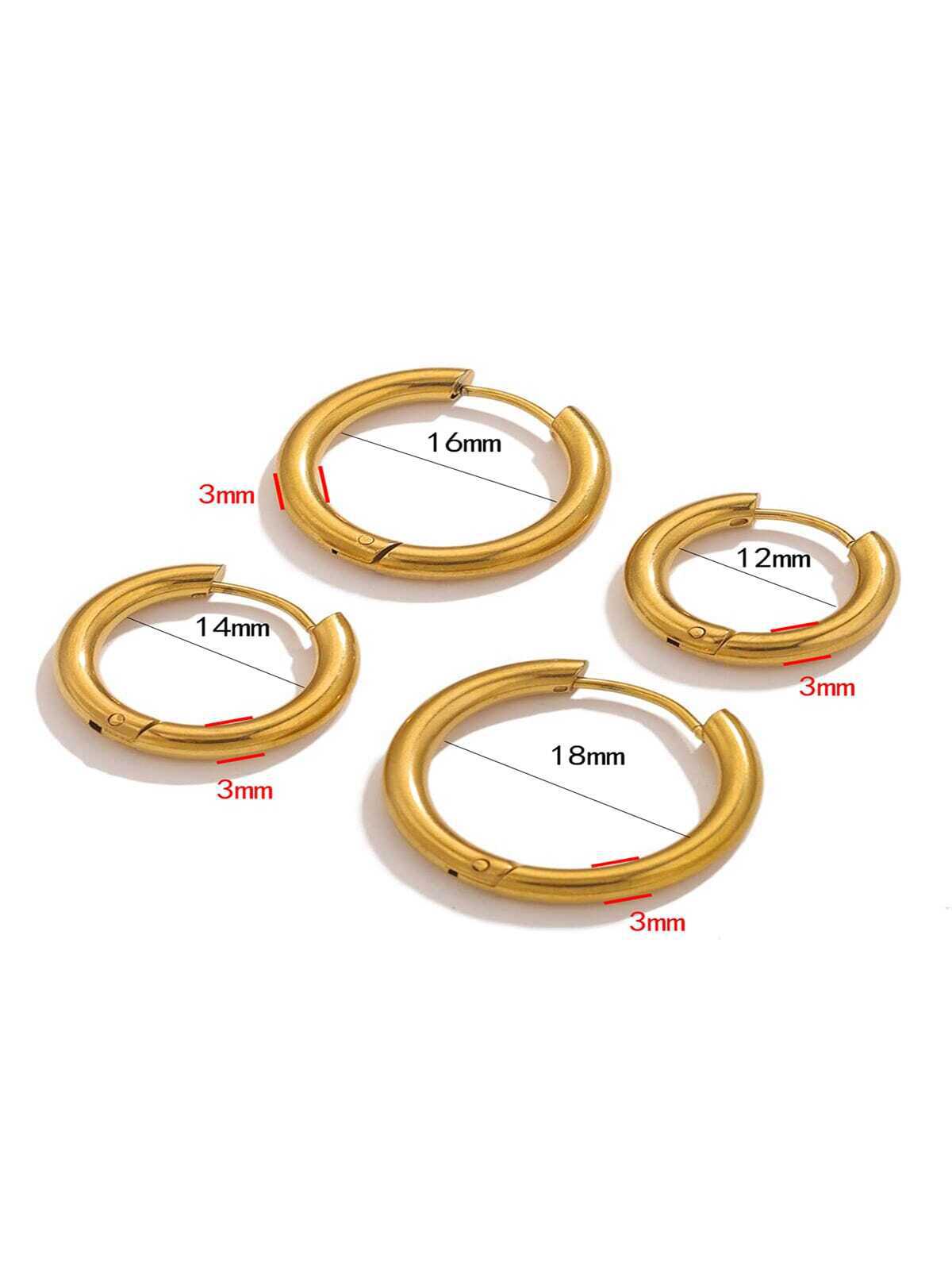 gold 3*12mm