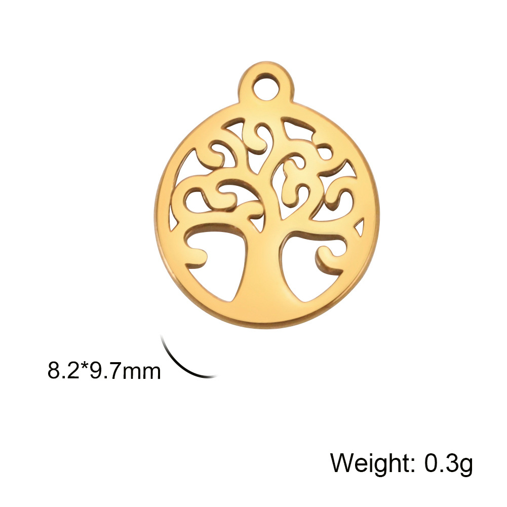 Curved tree-gold