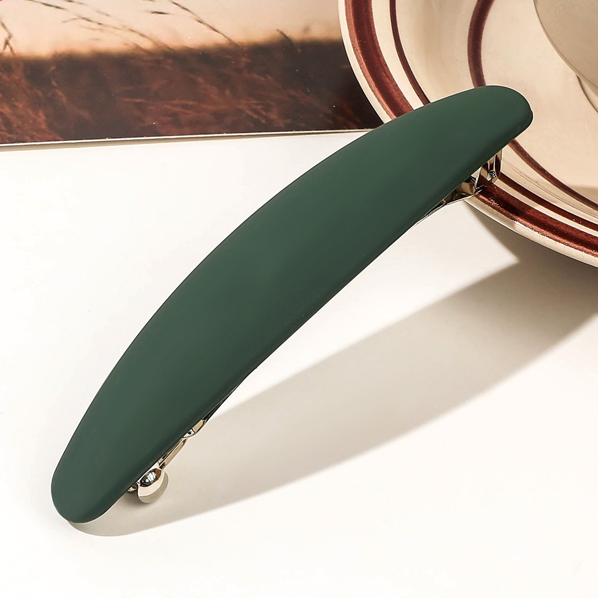 110.5cm oval spring clamp - dark green