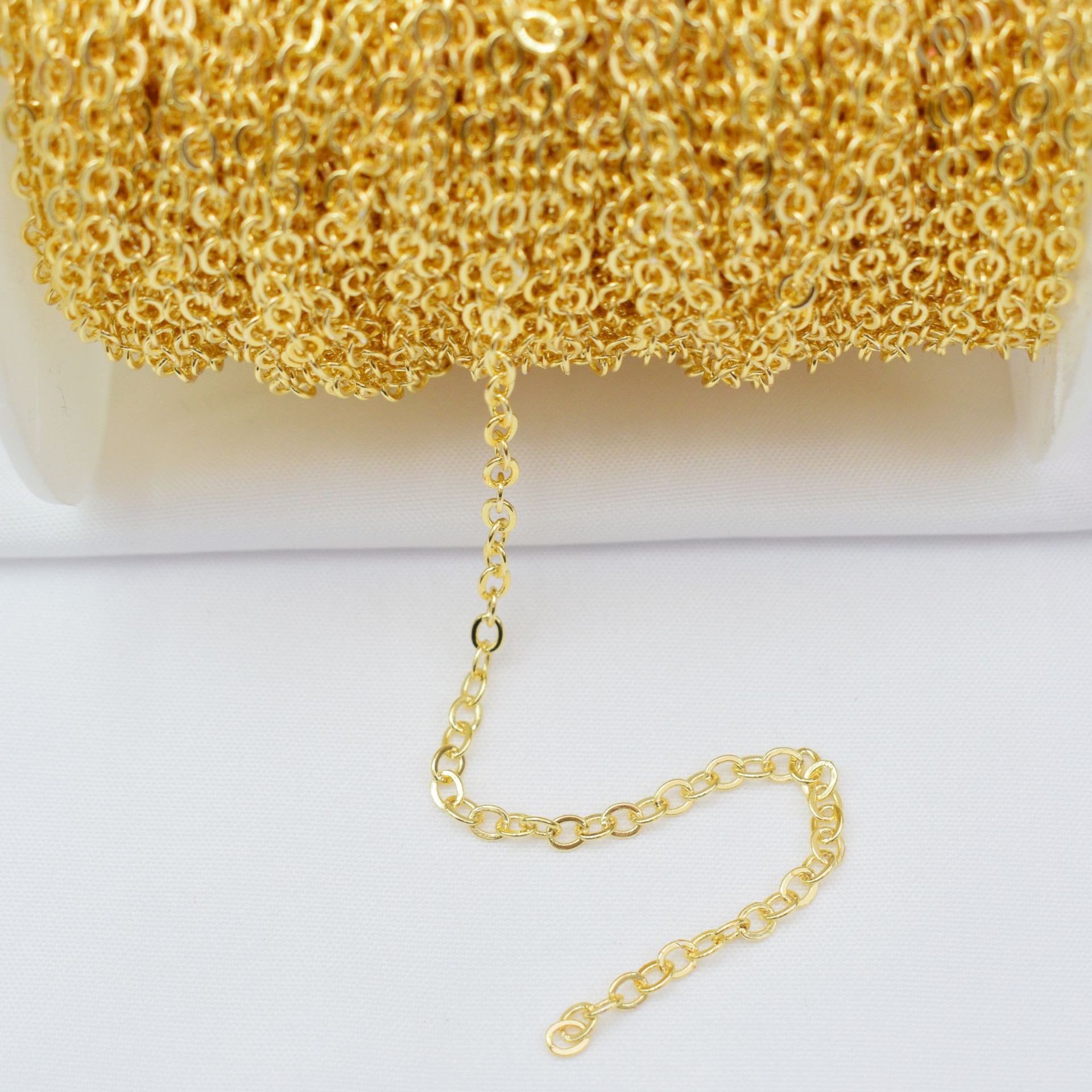 Flat type 18k gold color