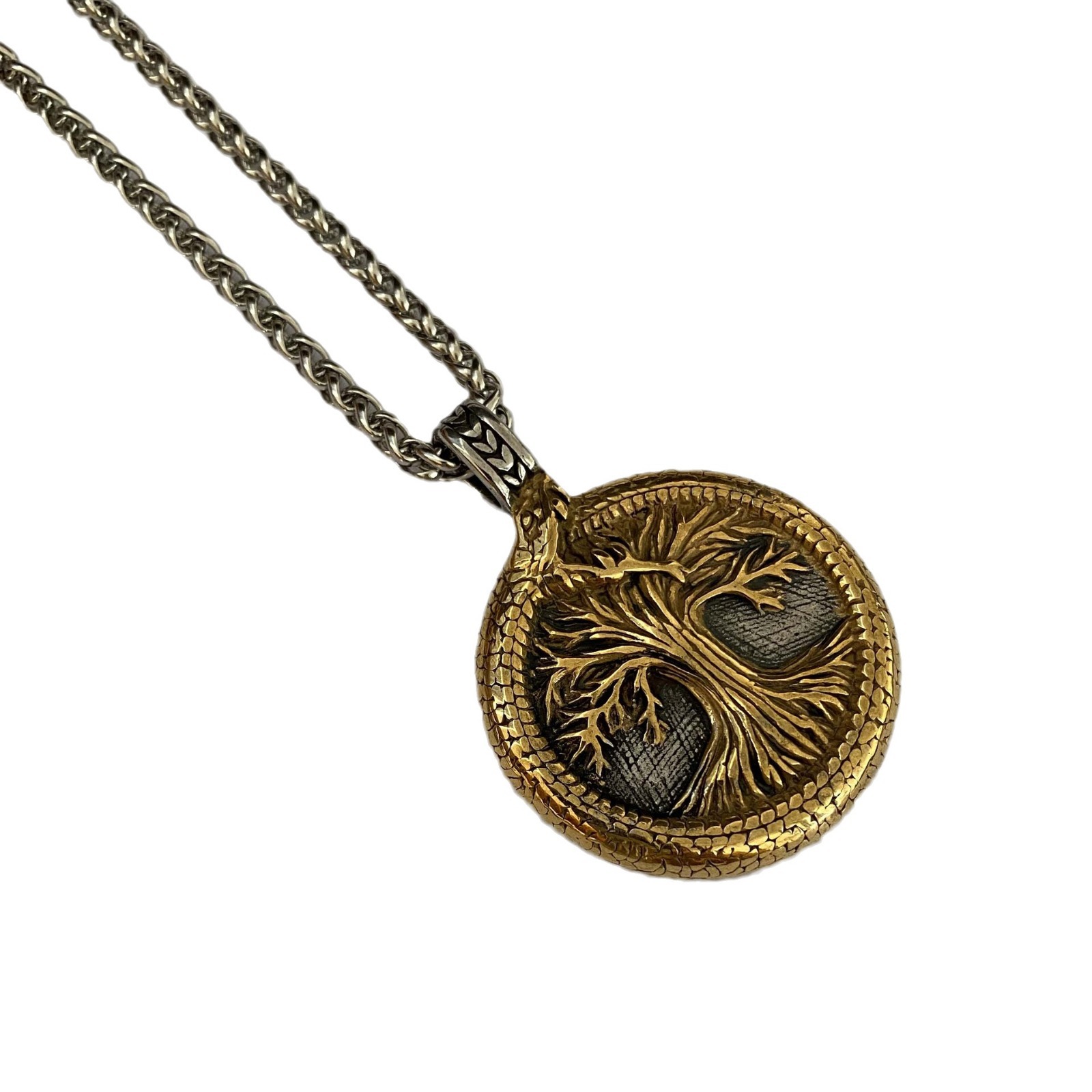 Pendant + necklace 60cm gold