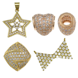 Brass Micro Pave Jewelry