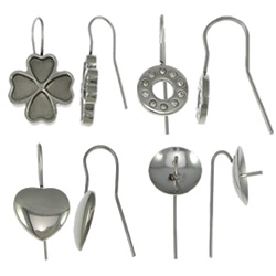Stainless Steel Earring Drop Component
