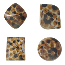 Leopard Acrylic Beads