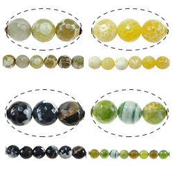Natural Fire Agate Beads