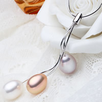 Collar de perlas de plata esterlina