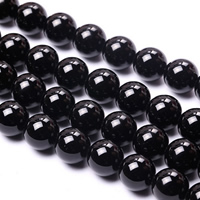 Natürliche schwarze Achat Perlen