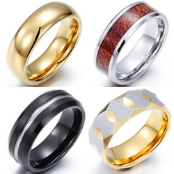 Wolfram Stahl Finger Ring
