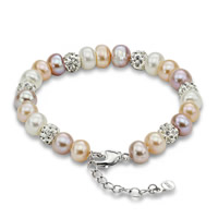 Bracelets perles en strass