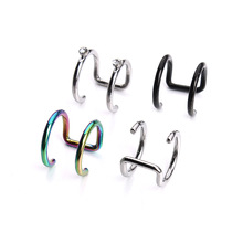 Stainless Steel Clip Earrings