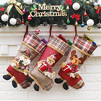 Christmas Stocking and Holder for your Mantel
