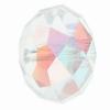 Espaciador cristal de la forma rueda de Swarovski ® 5040, facetas, Cristal AB, 6mm, 360PCs/Bolsa, Vendido por Bolsa