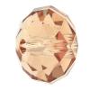 CRYSTALLIZED™ 5040  Crystal Rondelle Spacer, CRYSTALLIZED™, faceted, Lt colorado topaz, 8mm 