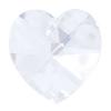 Swarovski #6202/6228 Kristall Herz Anhänger, facettierte, Crystal Moonlight, 18x17.5mm, 72PCs/Tasche, verkauft von Tasche