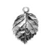 Sterling Silver Leaf Pendants, 925 Sterling Silver, plated 