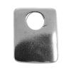 Zinc Alloy Tag Charm, plated cadmium free Approx 
