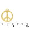 Zinklegierung Frieden Anhänger, Frieden Logo, plattiert, keine, frei von Kadmium, 21x18mm, Bohrung:ca. 3.5mm, ca. 510PCs/kg, verkauft von kg