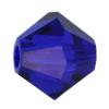 Imitation CRYSTALLIZED™ 5301 Bicone Beads, Crystal Dark Sapphire 