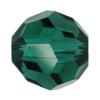 CRYSTALLIZED™ 5000 6mm Crystal Round Beads, CRYSTALLIZED™, faceted, Emerald, 6mm 