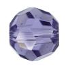 CRYSTALLIZED™ 5000 6mm Crystal Round Beads, CRYSTALLIZED™, faceted, Tanzanite, 6mm 