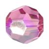 CRYSTALLIZED™ 5000 8mm Crystal Round Beads, CRYSTALLIZED™, faceted, Rose AB, 8mm 
