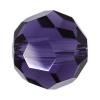 CRYSTALLIZED™ 5000 8mm Crystal Round Beads, CRYSTALLIZED™, faceted, Purple Velvet, 8mm 