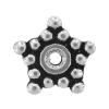 Zinc Alloy Spacer Beads, Star, plated nickel, lead & cadmium free 