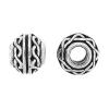 Zinc Alloy Celtic Beads, Rondelle, plated nickel, lead & cadmium free, 8mm 