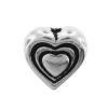Zinc Alloy Heart Beads, plated cadmium free, 8mm, Approx 