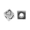 Zinc Alloy Jewelry Beads, Cube, plated 4.5mm, Approx 