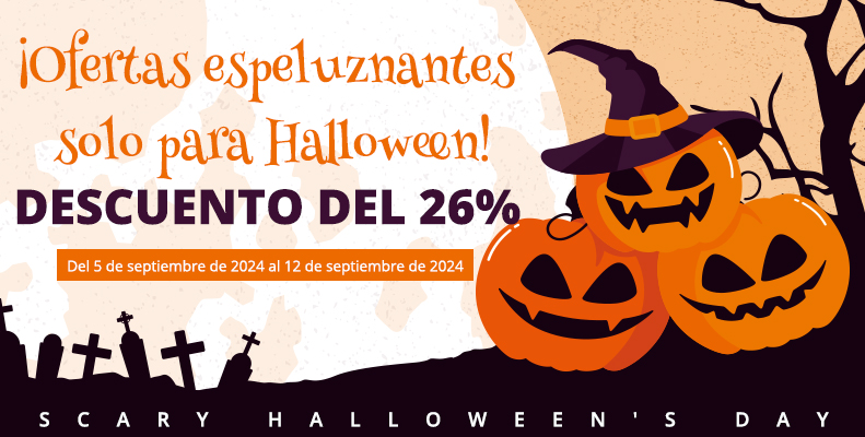 ¡Ofertas espeluznantes solo para Halloween!