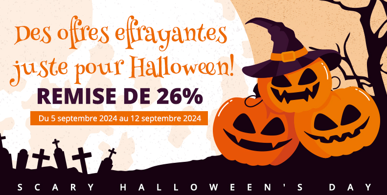 Des offres effrayantes juste pour Halloween!