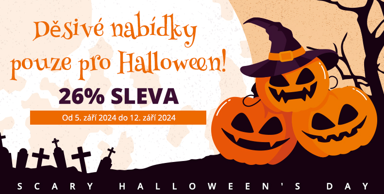 Děsivé nabídky pouze pro Halloween!