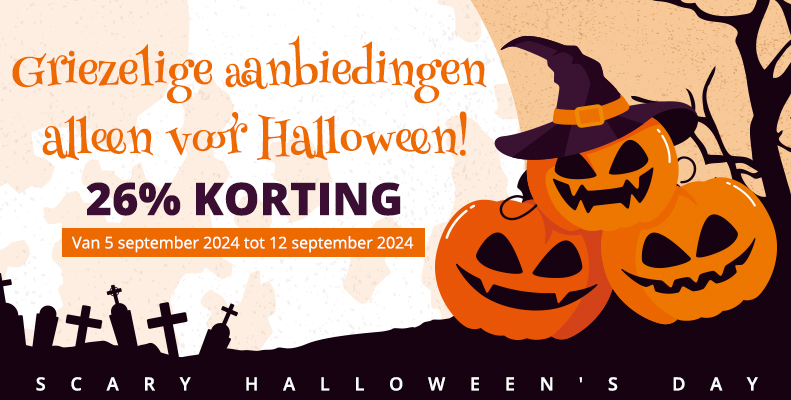 Griezelige aanbiedingen alleen voor Halloween!