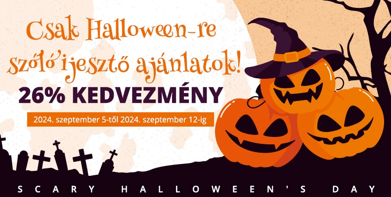 Csak Halloween-re szóló ijesztő ajánlatok!