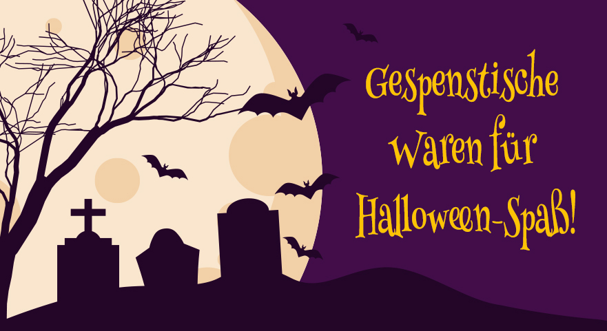 Gespenstische Waren für Halloween-Spaß!