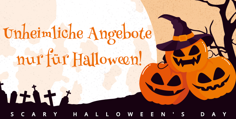 Unheimliche Angebote nur für Halloween!