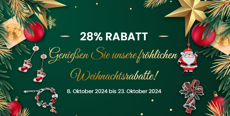 Genießen Sie unsere fröhlichen Weihnachtsrabatte!