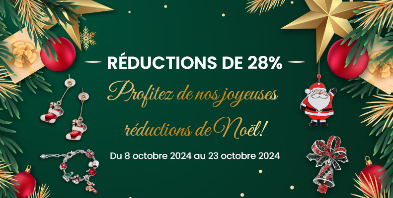 Profitez de nos joyeuses réductions de Noël!