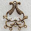 Metal Alloy Chandelier Component, Flower, plated, 1/5 loop Approx 2mm 