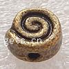Zinc Alloy Flat Beads, Helix, plated Approx 2mm 