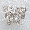 Cubic Zirconia Sterling Silver Pendants, 925 Sterling Silver, Butterfly, plated, with cubic zirconia Approx 5mm 