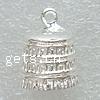 Zinc Alloy Building Pendants, Tower, plated Approx 2mm 