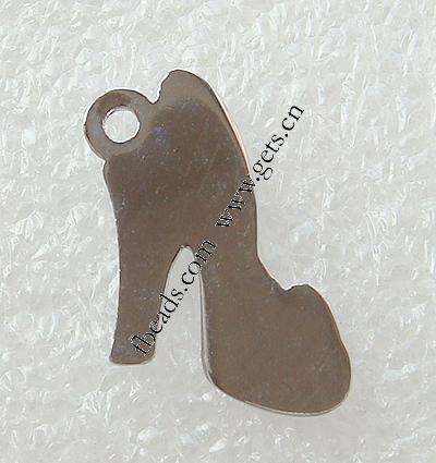 Zinklegierung Schuhe Anhänger, mit Emaille, plattiert, Emaille, keine, 22x12x2mm, Bohrung:ca. 2mm, verkauft von PC
