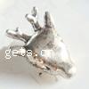Zinc Alloy European Beads, Animal, plated, without troll Approx 4mm 