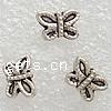 Zinc Alloy Animal Beads, Butterfly, plated cadmium free Approx 1mm 